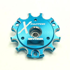 X-FACTOR END PLATE WITH BEARING (BLUE)
