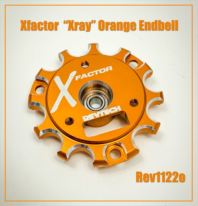 yʌzX-FACTOR END PLATE WITH BEARING (ORANGE)