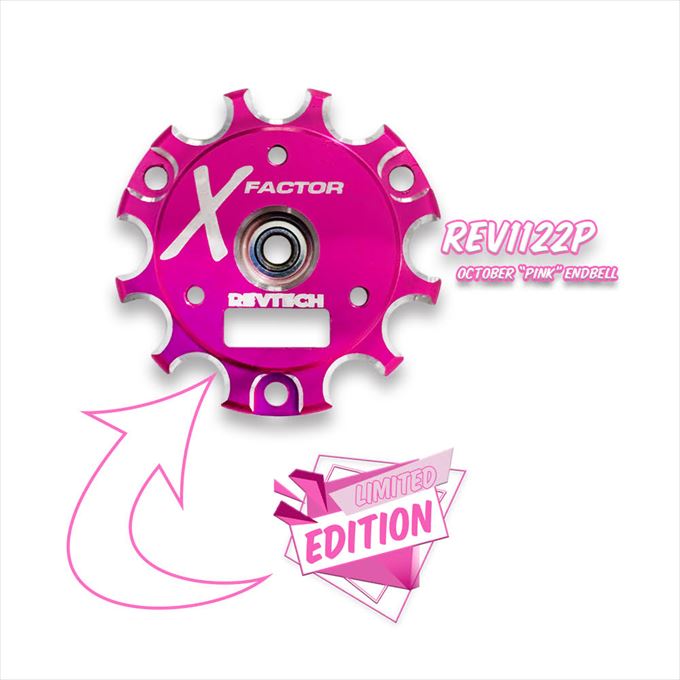 yʌzX-FACTOR END PLATE WITH BEARING (PINK)