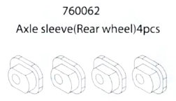 Axle Sleeve(Rear wheel): C72/C73V[V