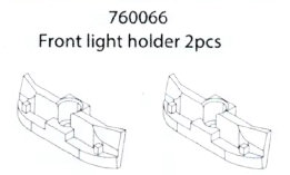 Front light holder: C73p