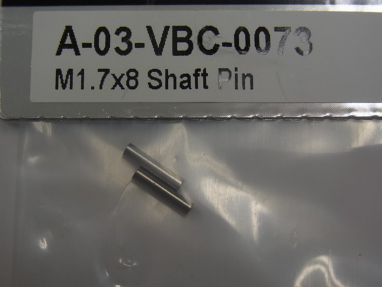 M1.7x8 Shaft Pin