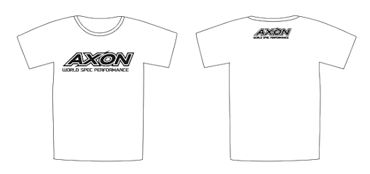 AXON TEAM T-SHIRT WHITE (XL SIZE)