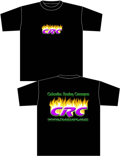 CRCロゴ入りシャツ（ブラック・Mサイズ）