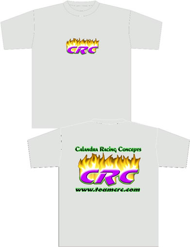 CRCロゴ入りシャツ（グレー・XLサイズ）