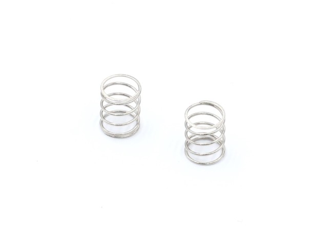 Center Damper Spring, Soft, Silver, 2 pcs