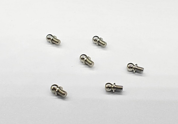 Formula One Ball joint heads 3mm (6pcs)