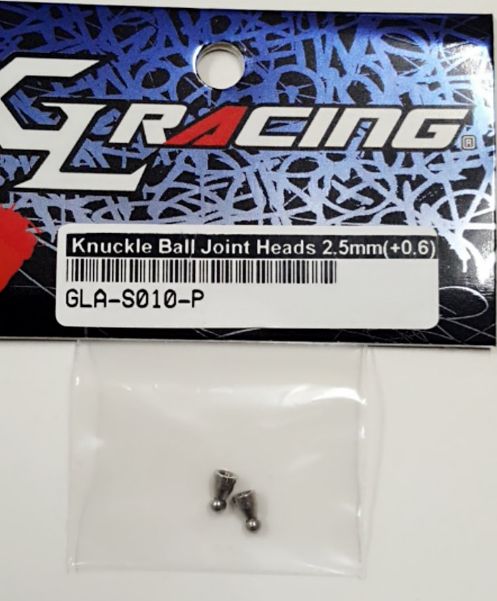 Knuckle Ball Joint Heads 2.5mm(+0.6mmロング)