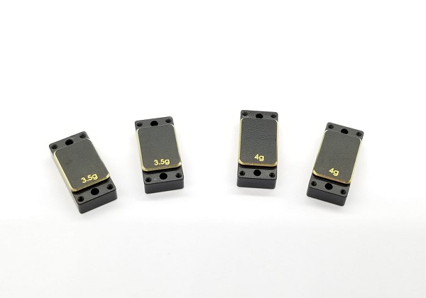 GLF-1 Brass Left/Right plates - (3.5gx2pcs & 4.0gx2pcs)