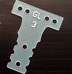G10 fiber glass T-bar for MR-03 MM(Stage 3)