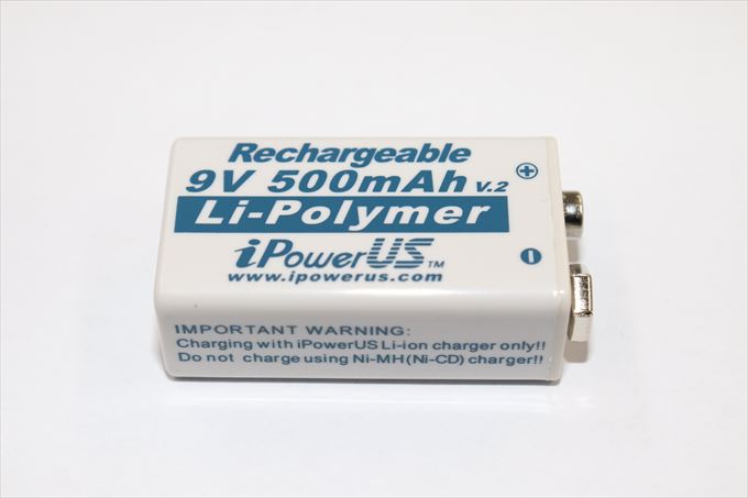 iPower 9V 500mAh Li-Poバッテリー