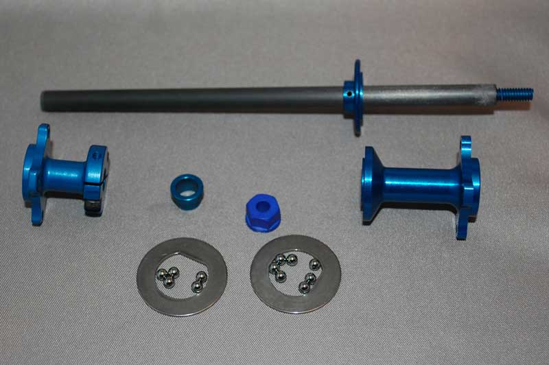 1/10th Associated Style Axle Kit For Non-Offset Pod(Blue)