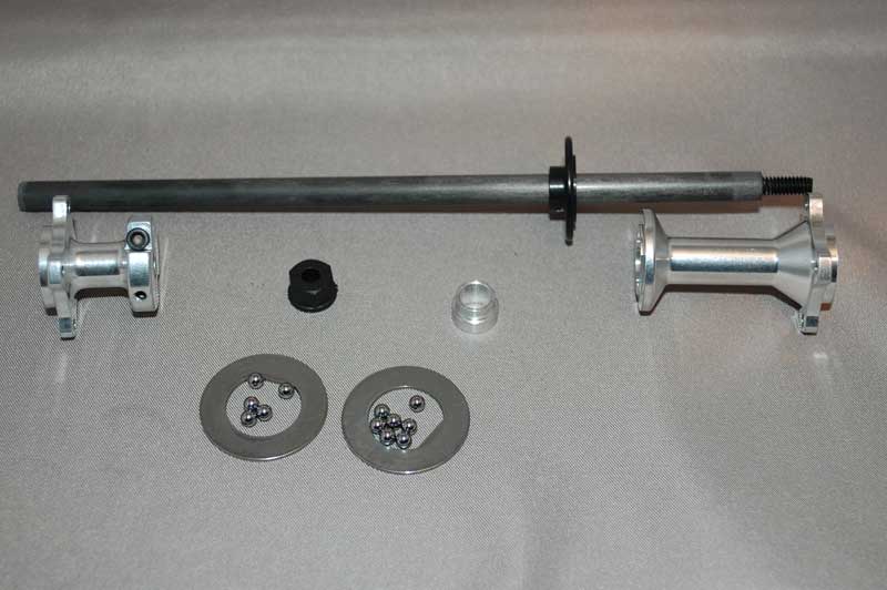1/10th Associated Style Axle Kit For 235mm Wide On Road Cars(Silver)