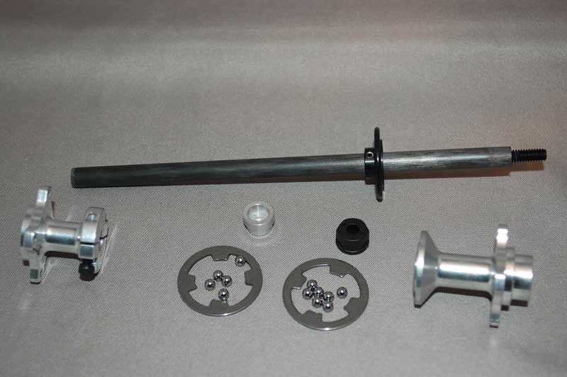 1/10th Axle Kit For World GT Pan Cars(Silver)