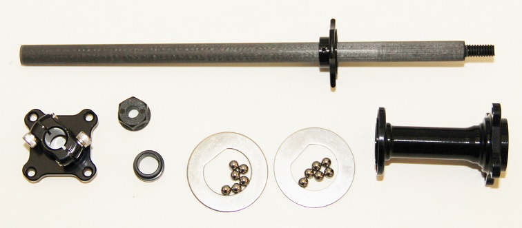 1/10th Associated Style Axle Kit For Offset Pod(Black) Light Weight 