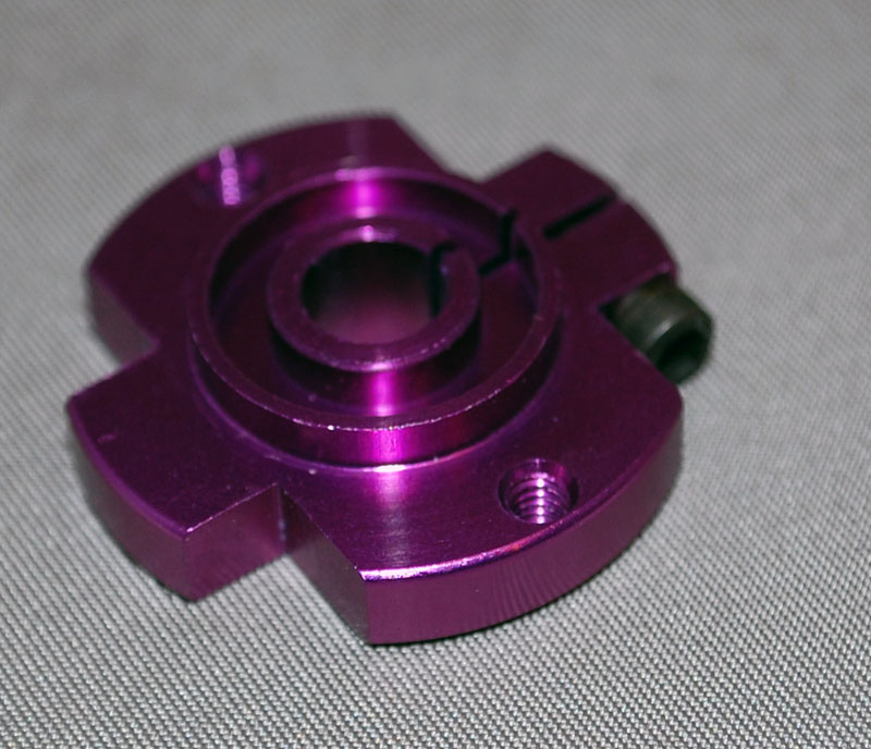 1/10th Thin Clamp Hub(1/4"Long)(Purple)