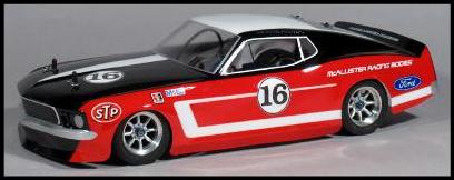 1/10スケール 1969 Mustang 200mmボディー 