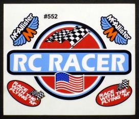 デカール−RC Racer Logo