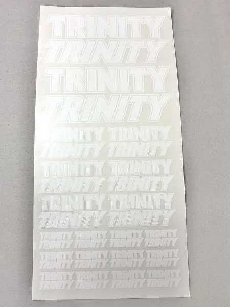 1/10TH TRIN V2 DECALS WHITE