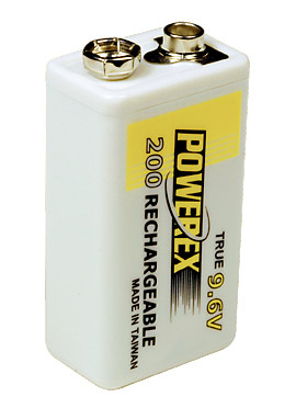 【販売終了】POWEREX 9.6V 230mAhニッケル水素バッテリー（ハイパワー）