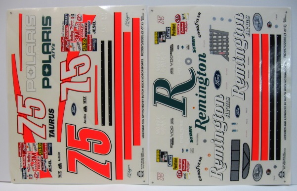 ＃ 75 Remington Ted Musgrave 1999 1/10 Scale Vinyl Slixx 