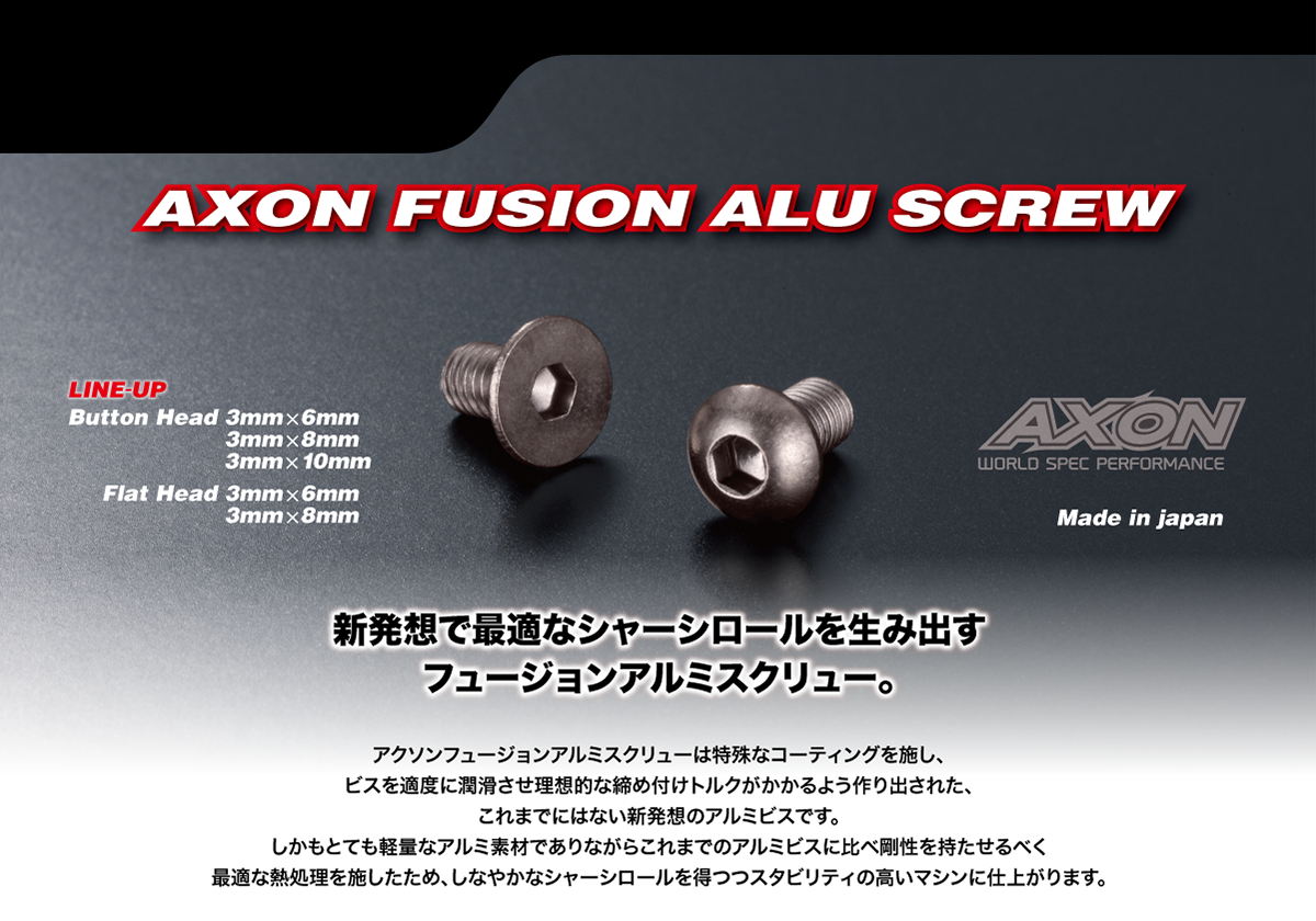 Fusion Alu Screw (Button Head 3mm x 6mm 4pic) 