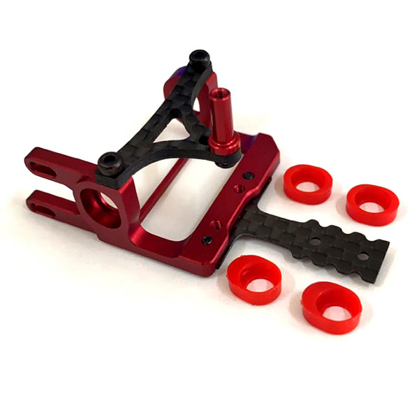 NEXX Racing Precision CNC 7075 Round Motor Mount for 90-94mm RM (RED)