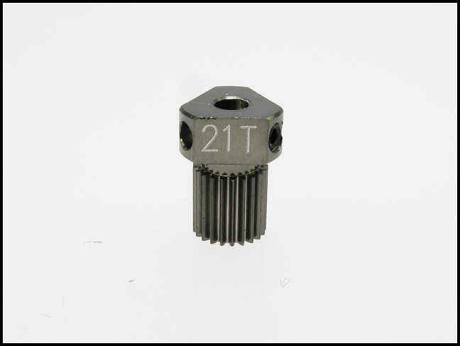 Mini-Z用 7075アルミ製126P 21Tピニオン