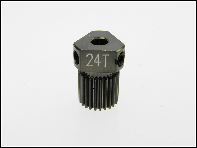 Mini-Z用 7075アルミ製126P 24Tピニオン
