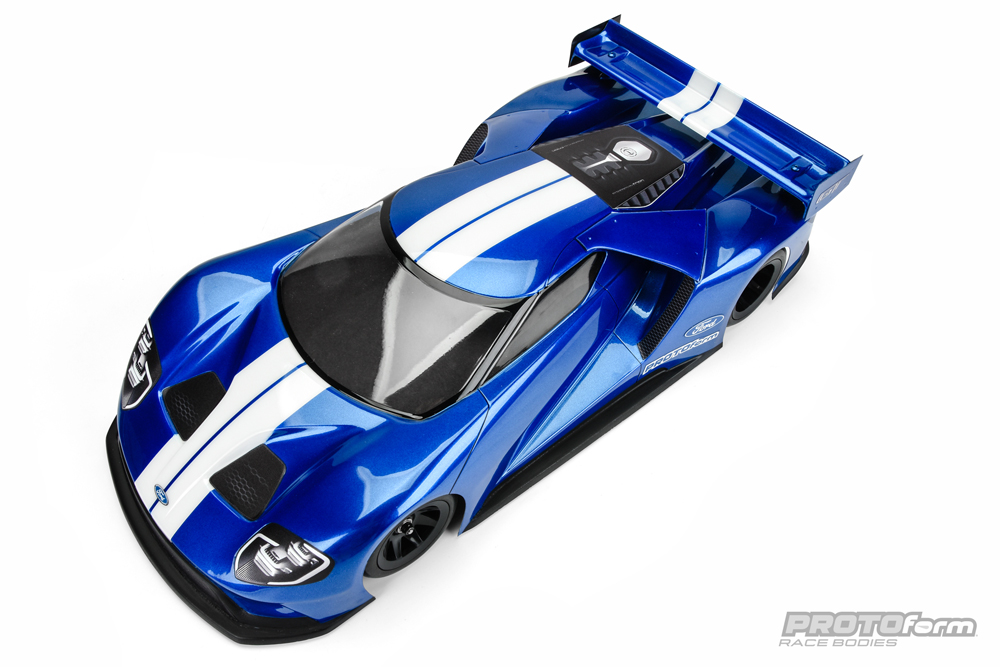 1/10スケール Ford GT Clear Body for 200mm Pan Car