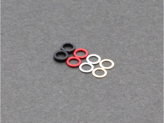 Mini-Z MR-04 King Pin Shim Set (1.0/0.5/0.3/0.2mm)