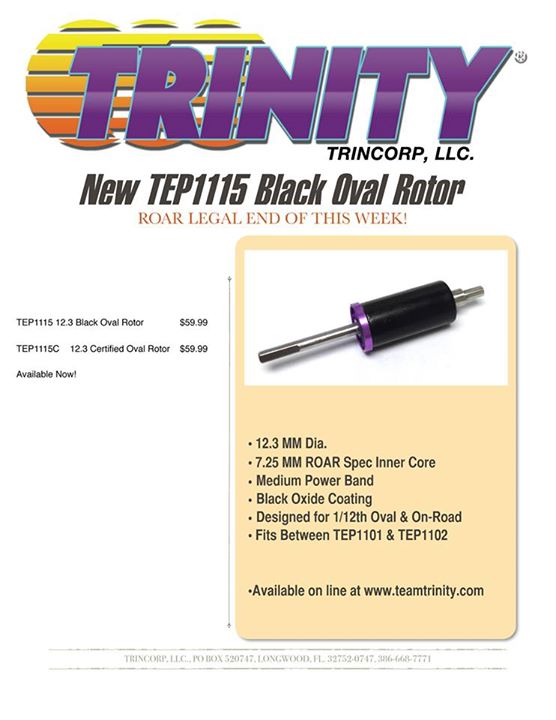 TRINITY/REVTECH用ローター（12.3mmミディアムパワーバンド・タイプ） ：限定Certified仕様 