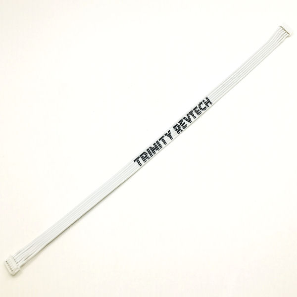 TRINITYロゴ入り・ウルトラ・フレックスセンサーケーブル(225mm) ホワイト