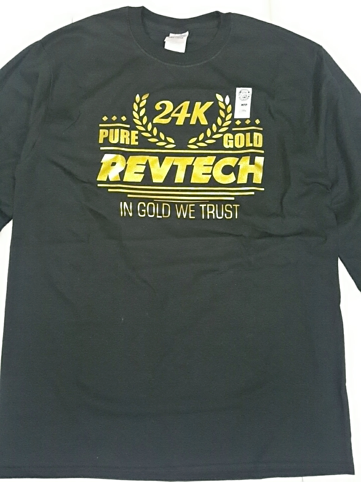 24K Black Long Sleeve Shirt XL