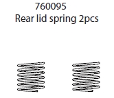 Rear lid spring 2pc: C81用