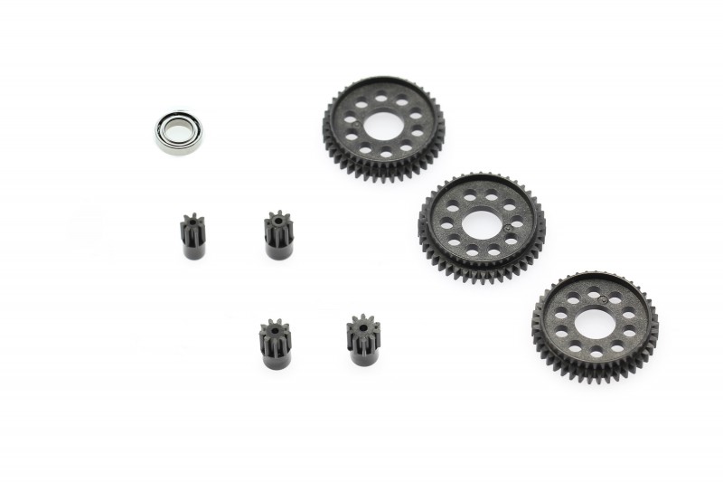 48 PITCH SPUR GEAR & PINION SET (INCLUDED 41T,42T,43T,PINION 7-10T & BALL BEARING 1 PC)