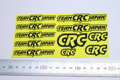 Team CRC Japanデカール（蛍光イエロー） 