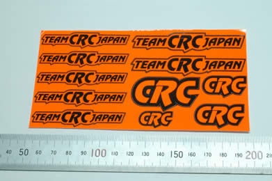 Team CRC Japanデカール（蛍光オレンジ） 