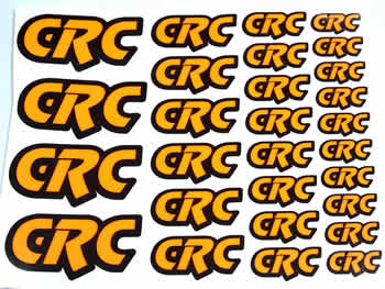 Team CRC Japanデカール（蛍光オレンジ） 