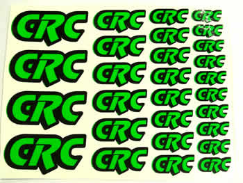 Team CRC Japanデカール（蛍光グリーン） 