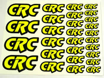 Team CRC Japanデカール（蛍光イエロー） 