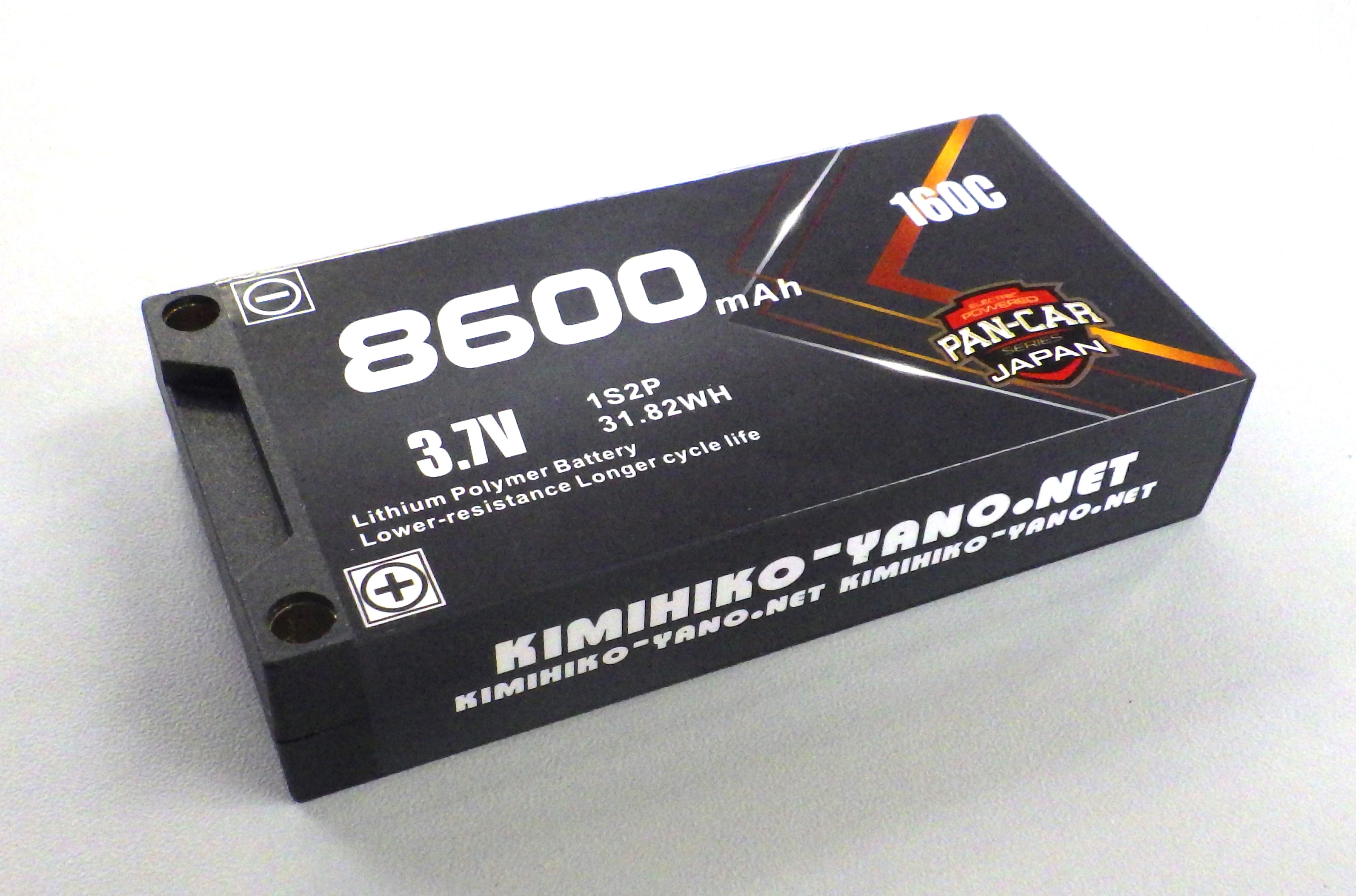 EPS-Jバッテリー（1セルサイズ 3.7V 8600mAh 160C）: 5mmコネクター
